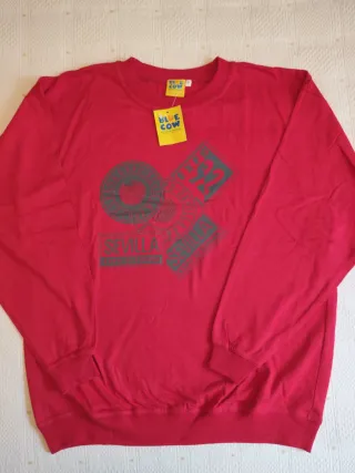 Sudadera Roja EXPO 92 Sevilla Talla M