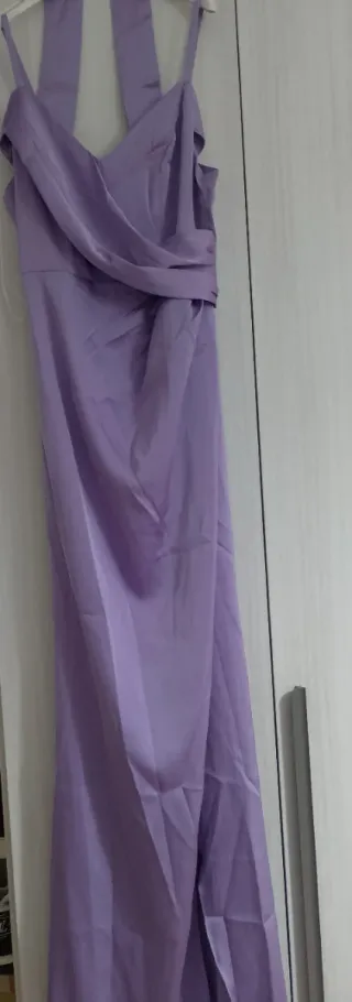 Abito lungo viola