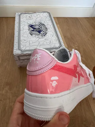 Zapatillas Bape Bapesta Rosas