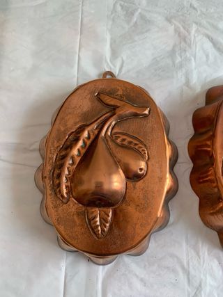 Set 3 Formelle Rame Frutta Stampi Budino