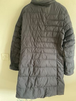 Plumífero Uniqlo Gris Largo