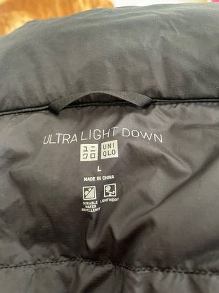 Plumífero Uniqlo Gris Largo