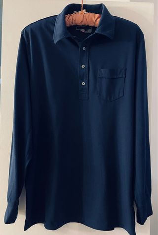 Polo Ralph Lauren manga larga azul marino Talla L