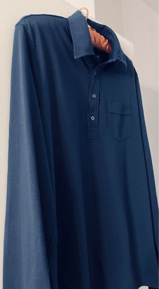 Polo Ralph Lauren manga larga azul marino Talla L