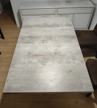 Mesa comedor extensible madera