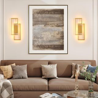 Aplique LED Pared Dorado 28W 3000K