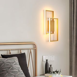 Aplique LED Pared Dorado 28W 3000K