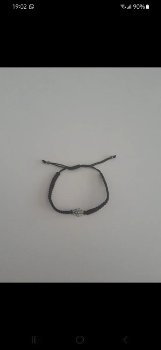 Bracciale mano occhio e brillantini