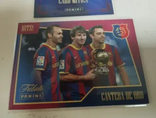 Lote Lamine Yamal - Leo Messi tributo Panini