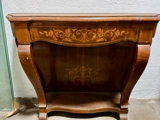 Consola antigua marquetería estilo clásico