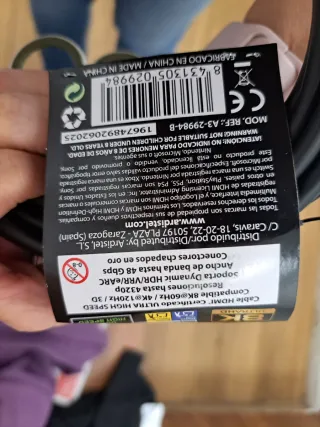 Cable HDMI 2.1 Ultra High Speed