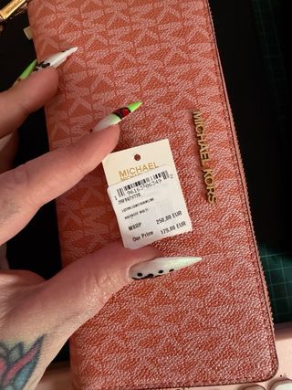 Cartera Michael Kors Naranja y Rosa