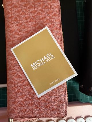 Cartera Michael Kors Naranja y Rosa