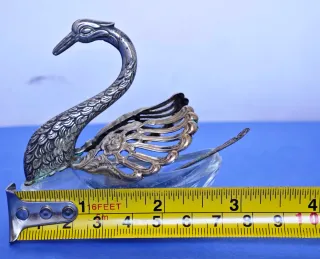 Coppia Saliere Argento 800 e Cristallo