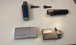 Encendedor Zippo y Clippers antiguos