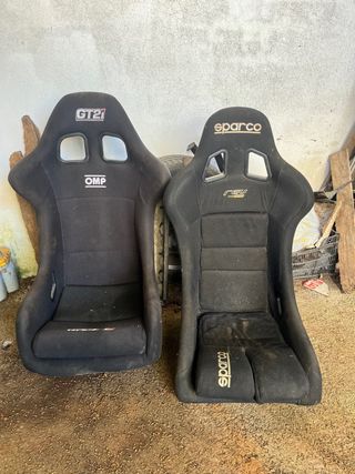 Baquets OMP GT2 y Sparco RCU