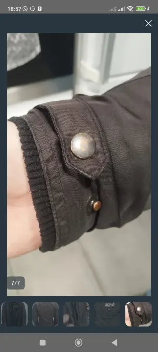 Chaqueta de moto negra