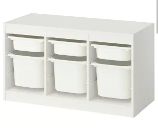 Mueble Almacenaje Juguetes Ikea + 6 bandejas
