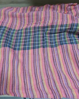 Pareo de rayas multicolor