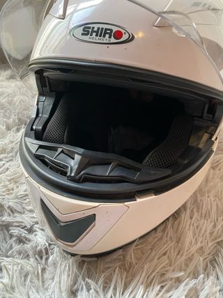 Casco Moto Shiro Helmets Blanco SH-529