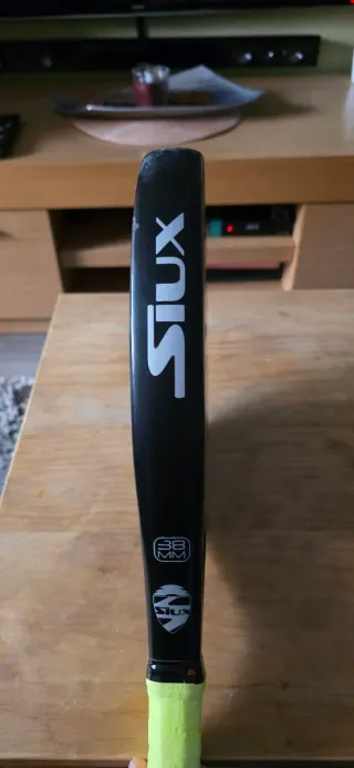 Pala Padel Siux Black Carbon Pro Series