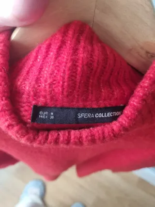 Jersey Sfera cuello alto rojo