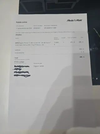 iPhone 13 128GB blanco