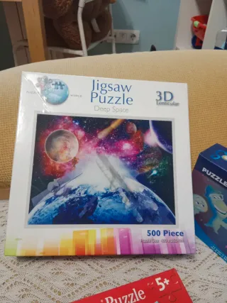 Lote 3 Puzzles Ravensburger, Disney, Space