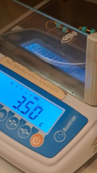 Pendientes Oro 18k Turquesa