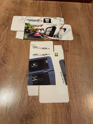 Cajas expositoras Nintendo 2ds y 3ds