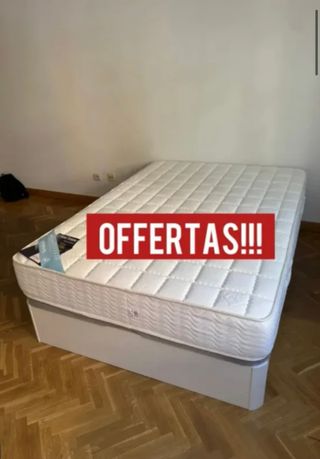 Cama y colchón nuevos