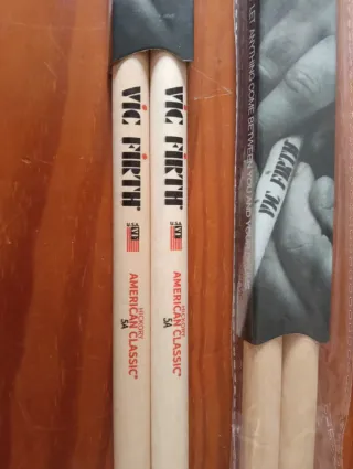 Dos pares de Baquetas Batería 5A