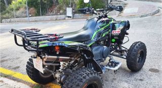 Quad Kawasaki Negro y Verde Negociable