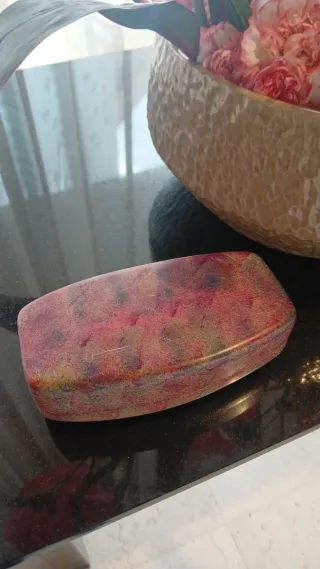 Caixa Pedra-sabão Africana Quénia Rinocerontes