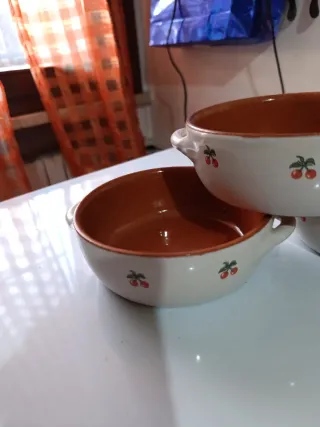 Set 3 Cocotte Terracotta Ciliegie