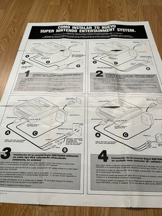 Manuales Super Nintendo y Game Boy