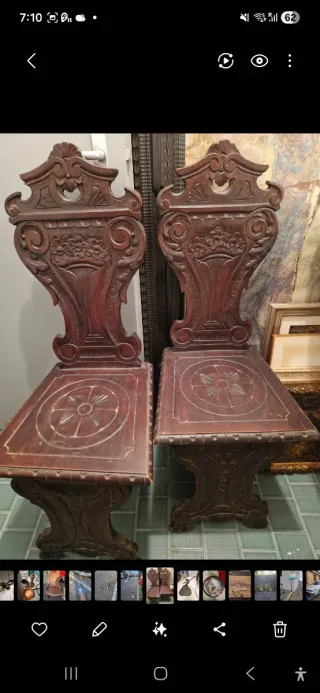 Sillas del siglo XVl
