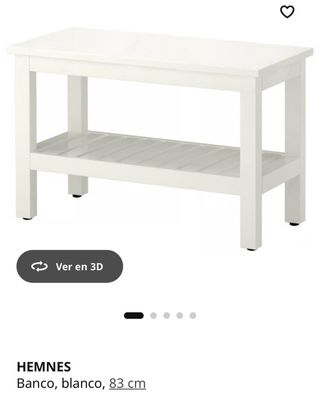 Banco Ikea Hemnes Molger Marrón Oscuro