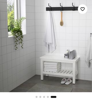 Banco Ikea Hemnes Molger Marrón Oscuro