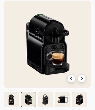 Cafetera Nespresso Inissia Nueva