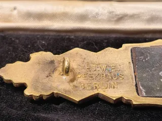 Militaria Fecho de combate corpo a corpo em ouro