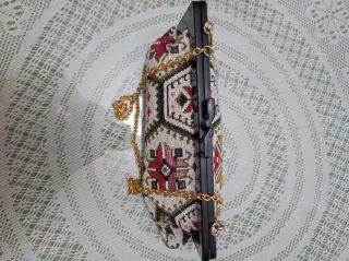 Bolso de mano vintage bordado