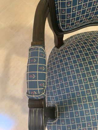 Silla Isabelina Negra y Azul
