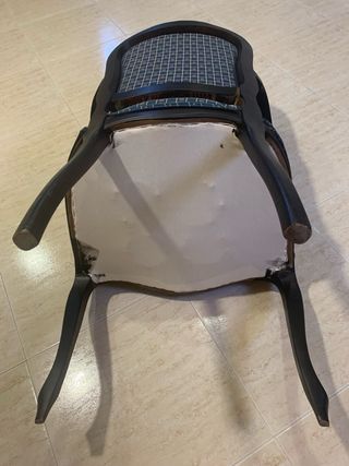 Silla Isabelina Negra y Azul