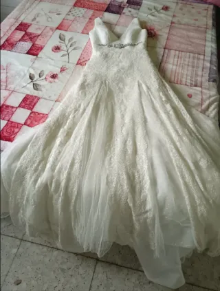 Vestido de Novia Rosa Clará Blanco