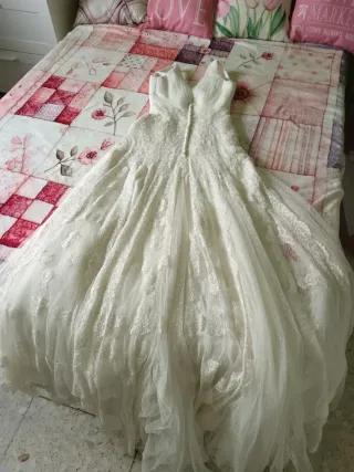 Vestido de Novia Rosa Clará Blanco
