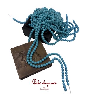 2 fili Perle Elegance Madreperla Conchiglia mm 8
