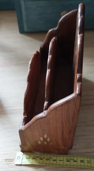 Organizador de escritorio de madera