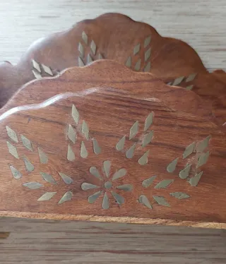 Organizador de escritorio de madera