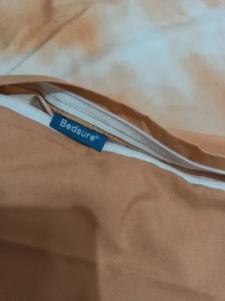 Funda Nórdica Cama 90 Naranja y Blanco